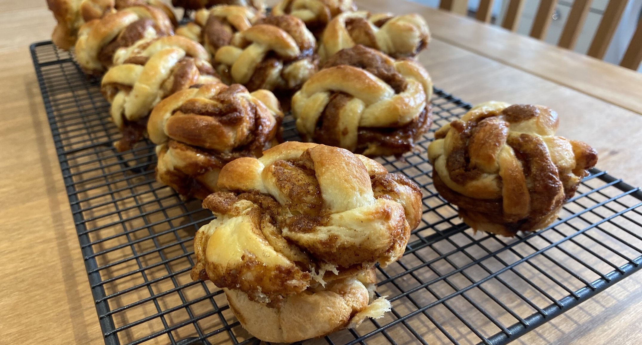 Photo of a cinnamon buns