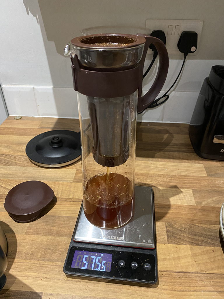 Photo of a cold brew coffee