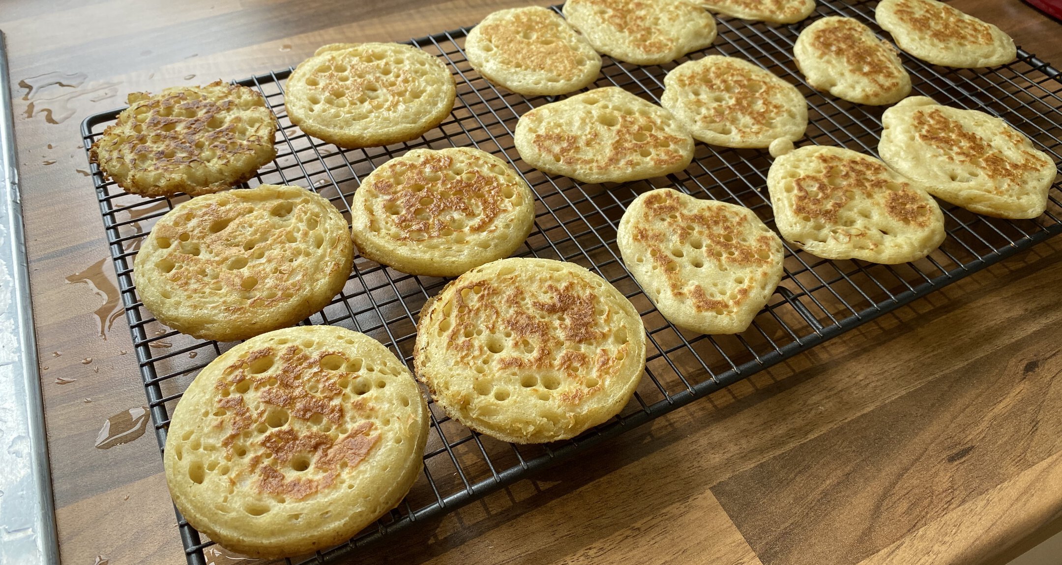 Photo of a crumpets